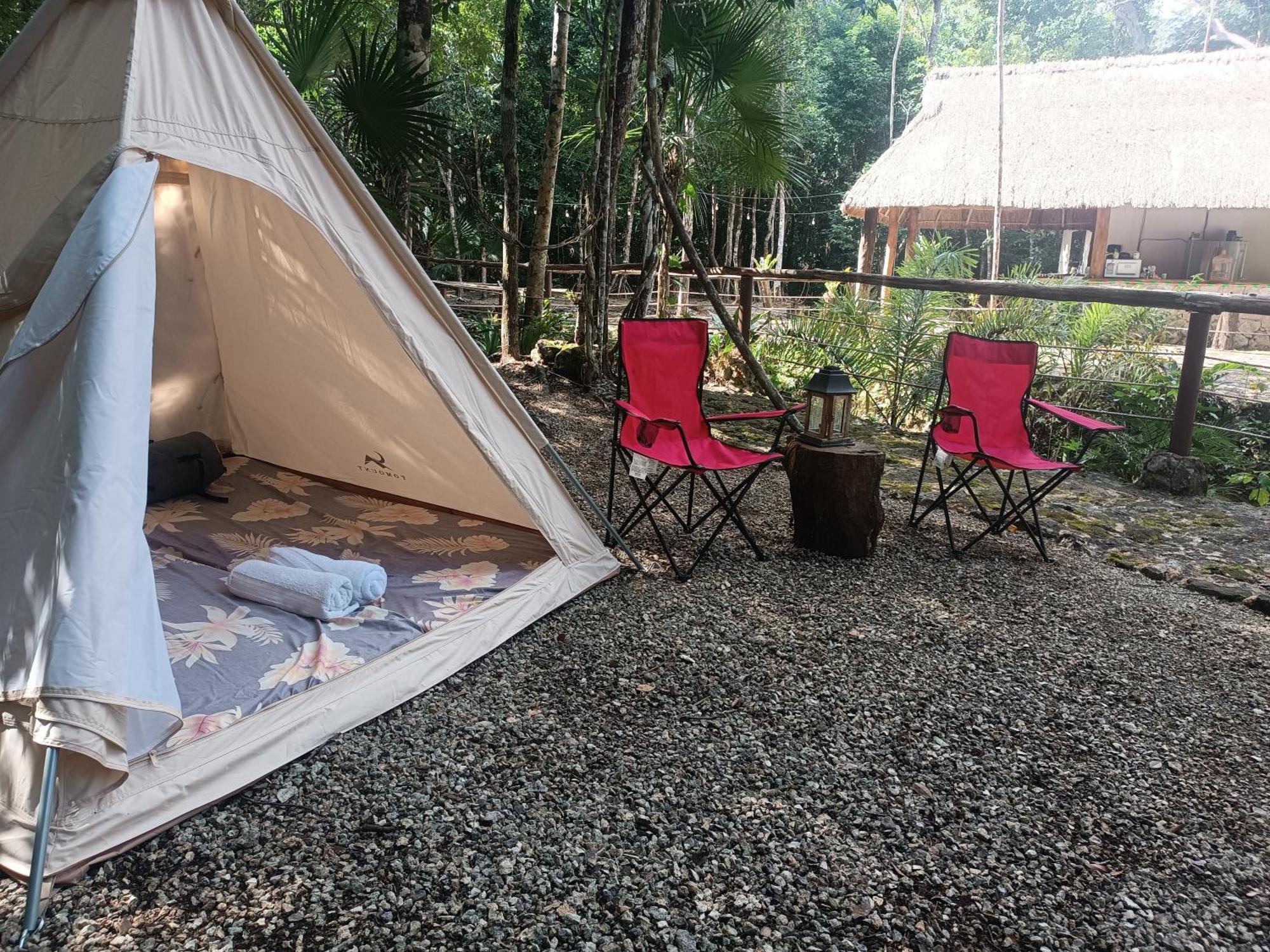 Cheel Lodge & Camping Пуэрто-Морелос Экстерьер фото
