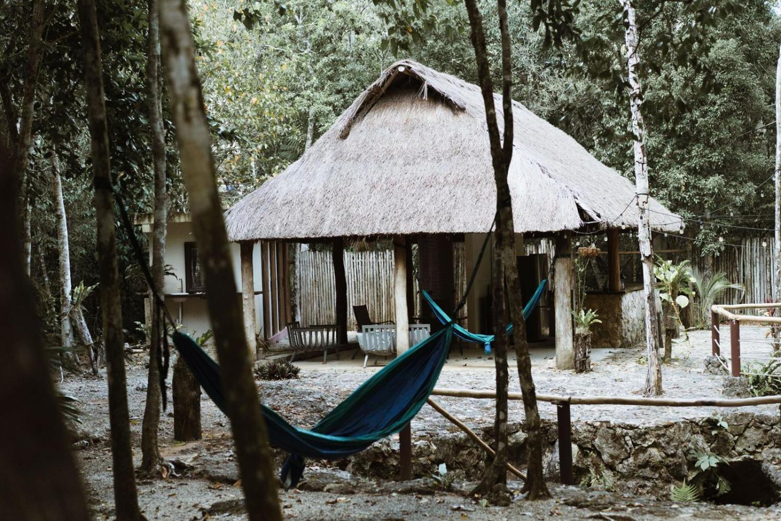 Cheel Lodge & Camping Пуэрто-Морелос Экстерьер фото